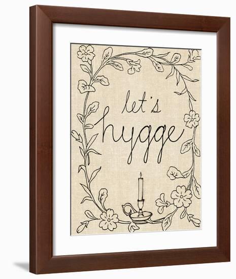 Let's Hygge-Lottie Fontaine-Framed Giclee Print