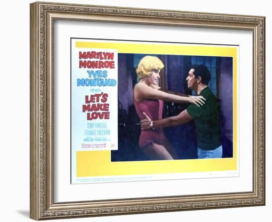 Let's Make Love - Lobby Card Reproduction-null-Framed Photo