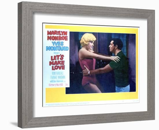 Let's Make Love - Lobby Card Reproduction-null-Framed Photo