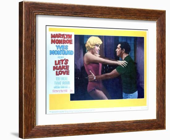 Let's Make Love - Lobby Card Reproduction-null-Framed Photo