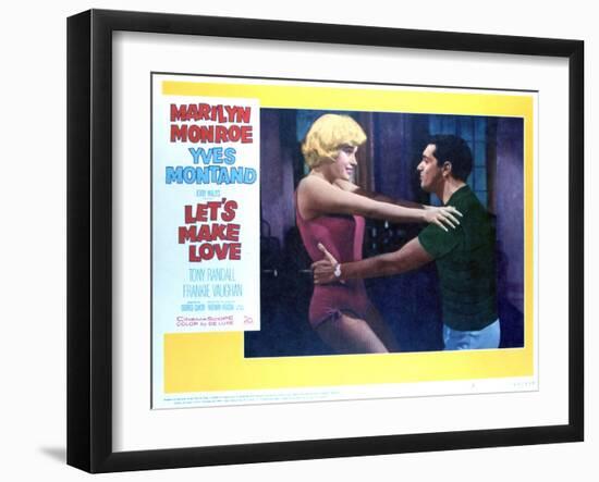 Let's Make Love - Lobby Card Reproduction-null-Framed Photo