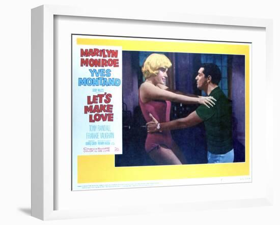 Let's Make Love - Lobby Card Reproduction-null-Framed Photo