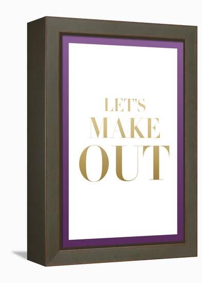 Let's Make Out-null-Framed Stretched Canvas