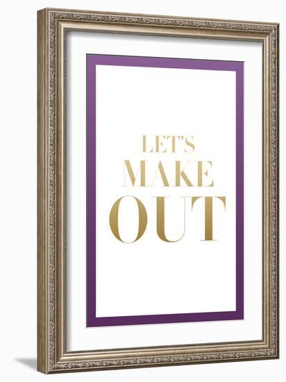 Let's Make Out-null-Framed Art Print