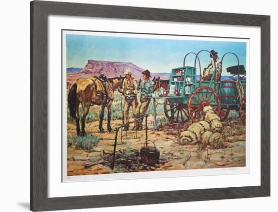 Let's move 'em-Noel Daggett-Framed Limited Edition