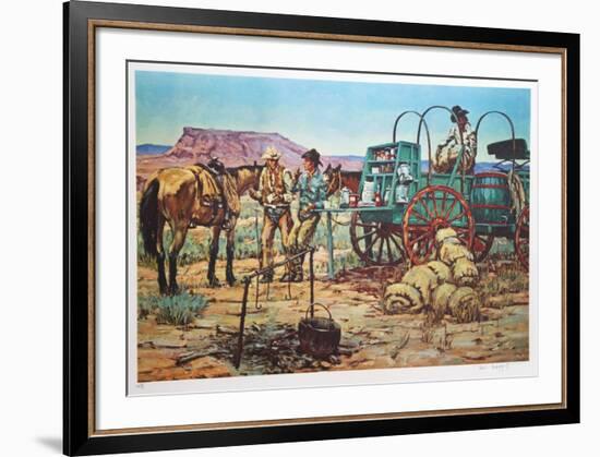 Let's move 'em-Noel Daggett-Framed Limited Edition