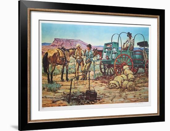 Let's move 'em-Noel Daggett-Framed Limited Edition