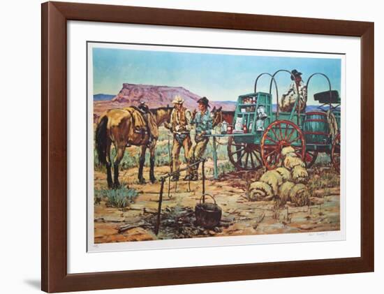 Let's move 'em-Noel Daggett-Framed Limited Edition