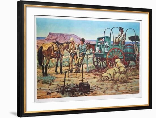 Let's move 'em-Noel Daggett-Framed Limited Edition