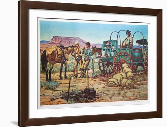 Let's move 'em-Noel Daggett-Framed Limited Edition