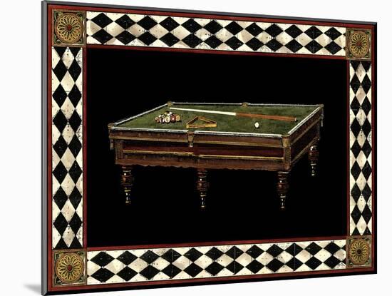 Let's Play Billiards I-null-Mounted Art Print