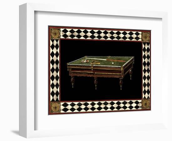 Let's Play Billiards I-null-Framed Art Print