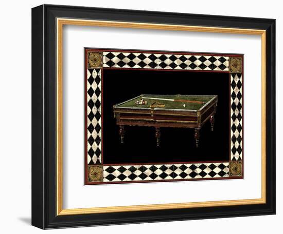 Let's Play Billiards I-null-Framed Art Print