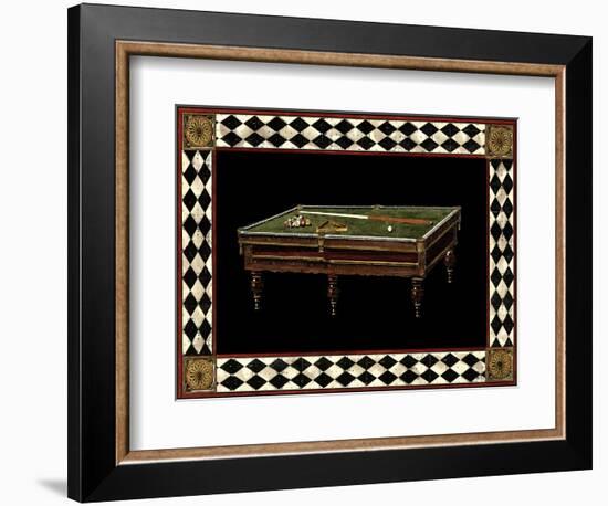 Let's Play Billiards I-null-Framed Premium Giclee Print