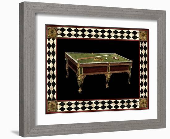 Let's Play Billiards II-null-Framed Art Print