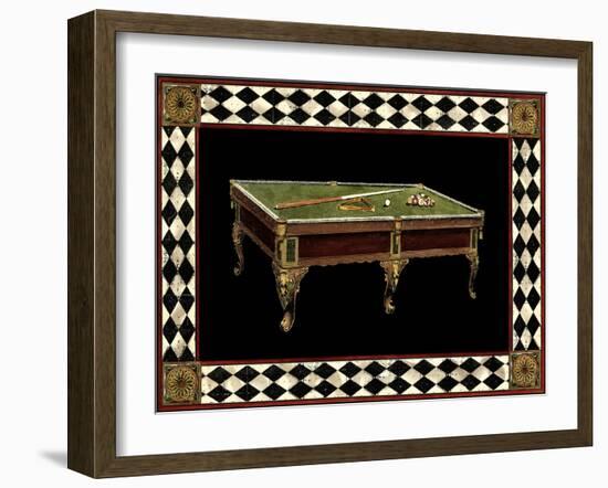 Let's Play Billiards II-null-Framed Art Print