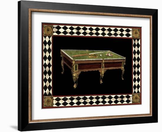 Let's Play Billiards II-null-Framed Art Print