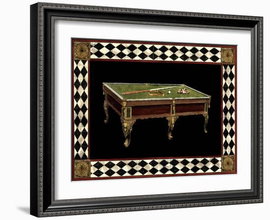 Let's Play Billiards II-null-Framed Art Print