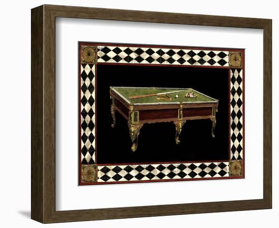 Let's Play Billiards II-null-Framed Art Print