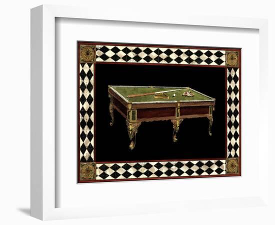 Let's Play Billiards II-null-Framed Art Print