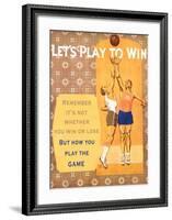 Let's Play to Win-Willard Frederic Elmes-Framed Giclee Print