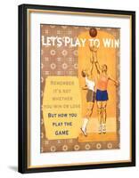 Let's Play to Win-Willard Frederic Elmes-Framed Giclee Print