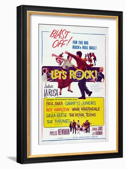 Let's Rock, 1958-null-Framed Art Print