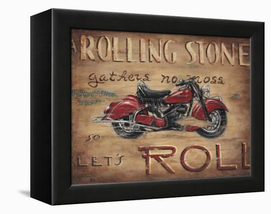 Let's Roll-Janet Kruskamp-Framed Stretched Canvas