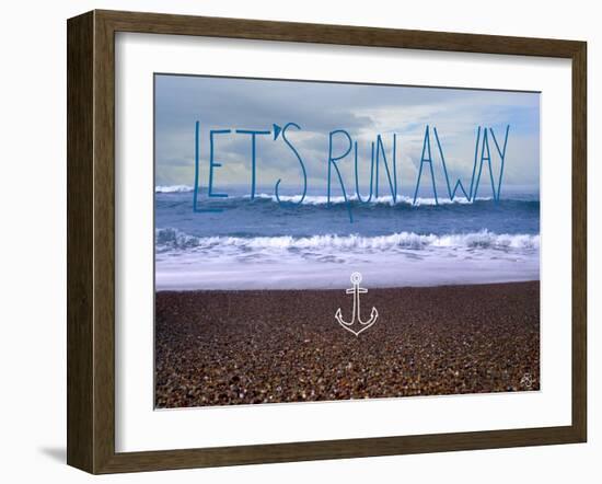 Let’s Run Away 2-Kimberly Glover-Framed Giclee Print