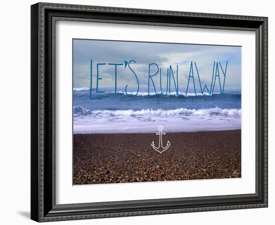 Let’s Run Away 2-Kimberly Glover-Framed Giclee Print