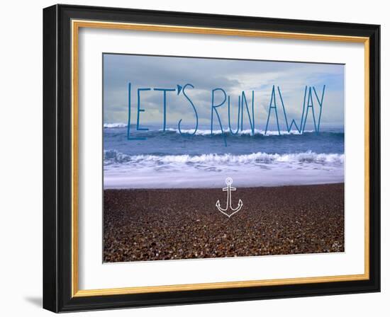 Let’s Run Away 2-Kimberly Glover-Framed Giclee Print