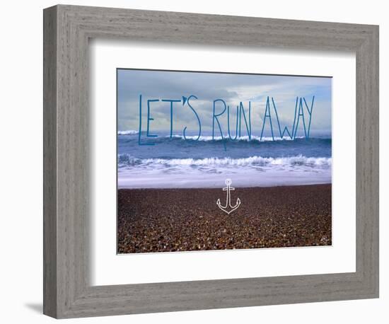 Let’s Run Away 2-Kimberly Glover-Framed Giclee Print