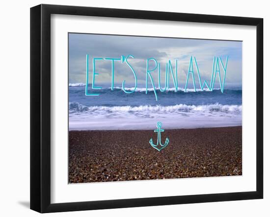 Let’s Run Away 3-Kimberly Glover-Framed Giclee Print