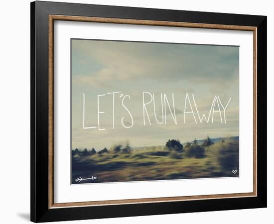 Let’s Run Away-Leah Flores-Framed Giclee Print