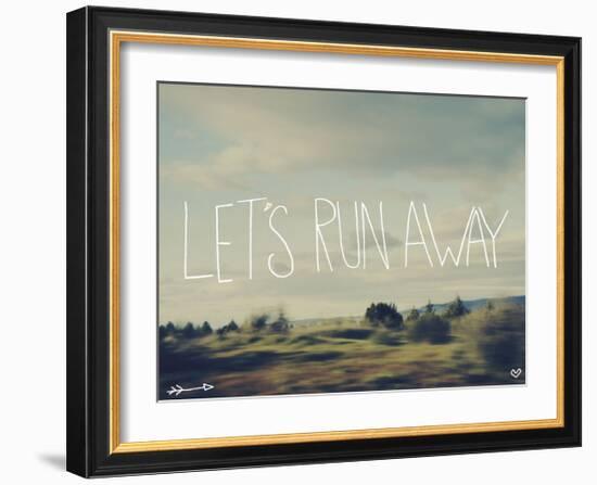 Let’s Run Away-Leah Flores-Framed Giclee Print