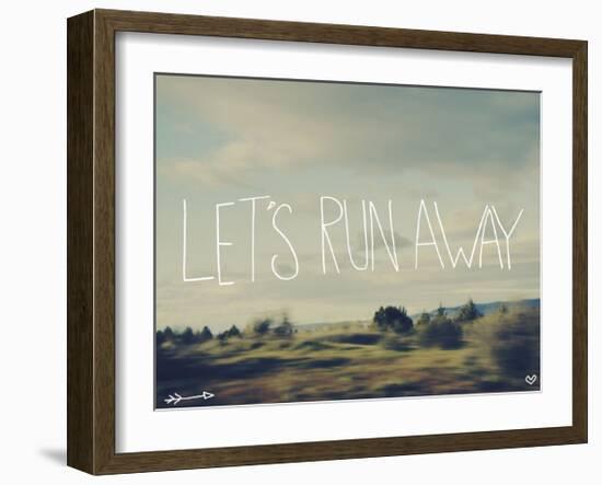 Let’s Run Away-Leah Flores-Framed Giclee Print