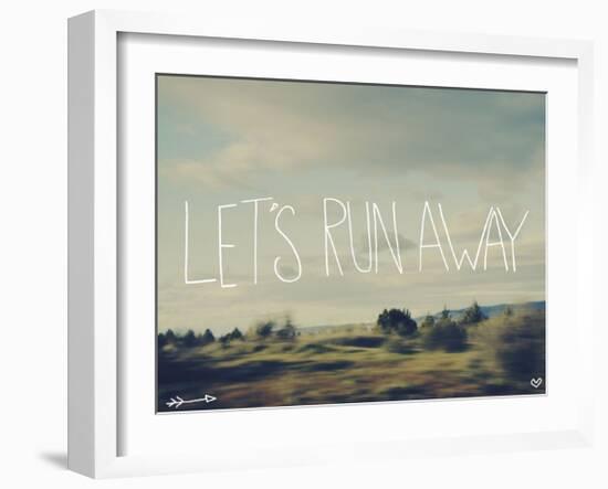 Let’s Run Away-Leah Flores-Framed Giclee Print