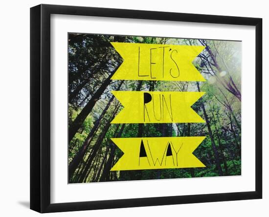 Let's Run Away-Leah Flores-Framed Giclee Print