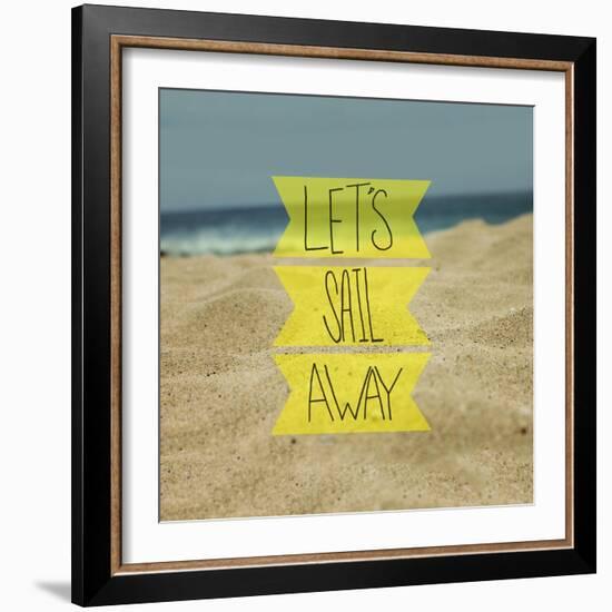 Let's Sail Away-Leah Flores-Framed Giclee Print