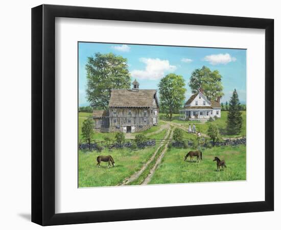 Let's See The Horses-Bob Fair-Framed Giclee Print