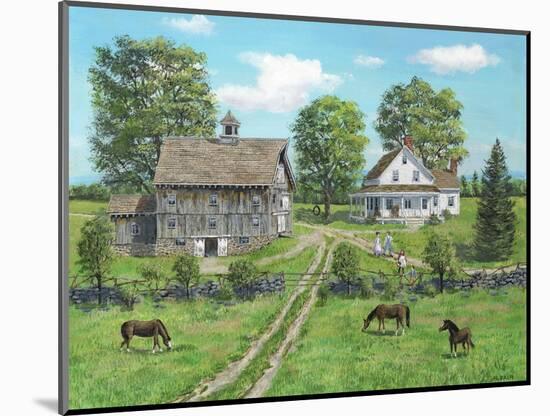 Let's See The Horses-Bob Fair-Mounted Giclee Print