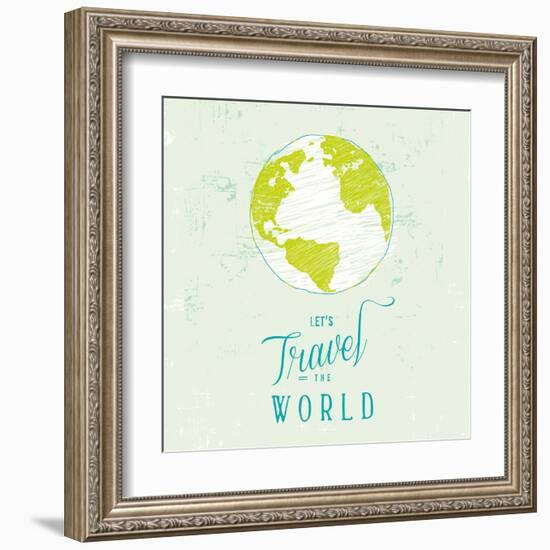 Let's Travel 1-Z Studio-Framed Art Print