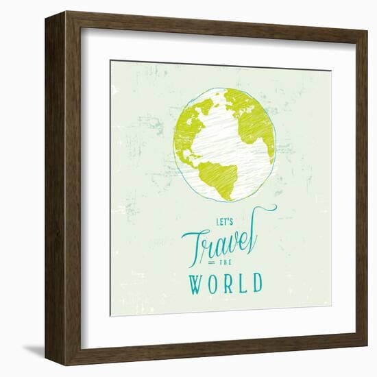 Let's Travel 1-Z Studio-Framed Art Print