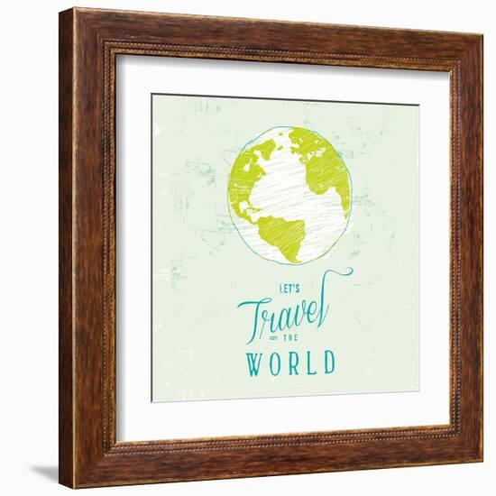 Let's Travel 1-Z Studio-Framed Art Print