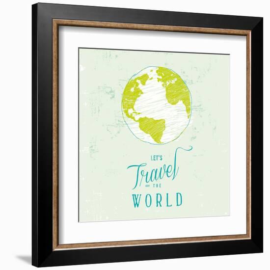 Let's Travel 1-Z Studio-Framed Art Print