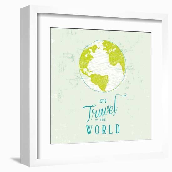 Let's Travel 1-Z Studio-Framed Art Print