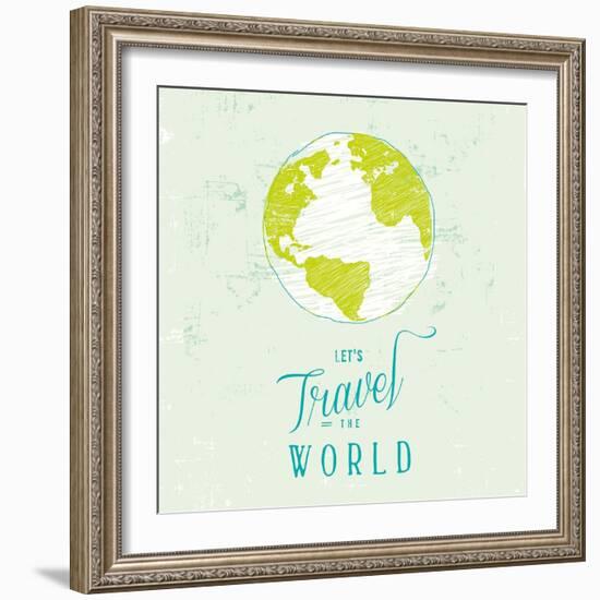 Let's Travel 1-Z Studio-Framed Art Print