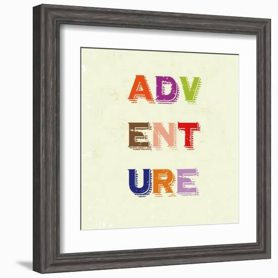 Let's Travel 3-Z Studio-Framed Art Print