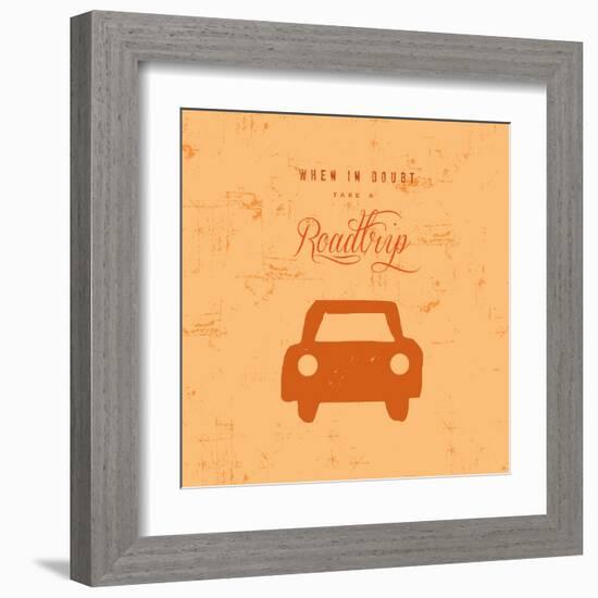 Let's Travel 4-Z Studio-Framed Art Print