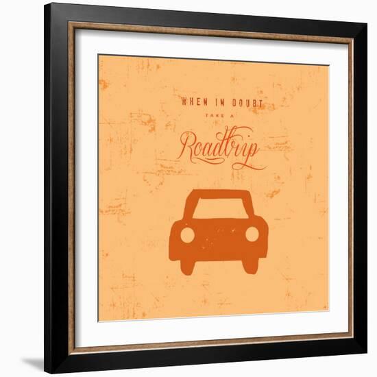 Let's Travel 4-Z Studio-Framed Art Print